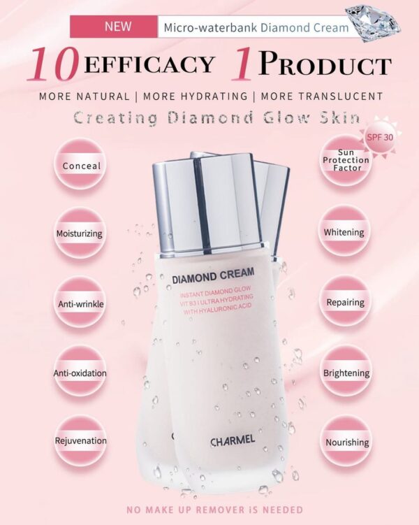 Charmel Diamond Cream 100ml (with free gifts)